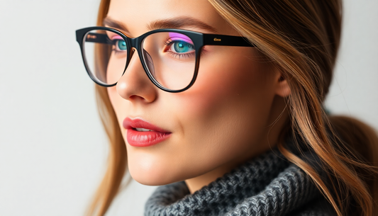latest tend in luxury eyeglasses, perfect eyeglasses for face shape