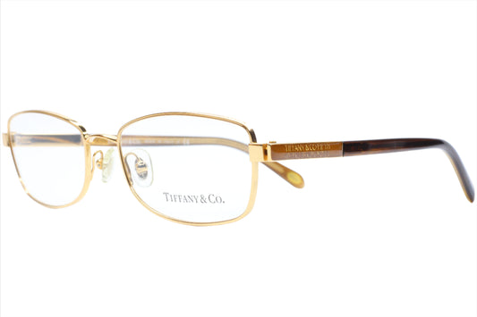 Tiffany & Co TF1047 6002 Gold Metal Vintage Luxury Italy Eyeglasses -Wo Optical Frames ABC Optical Eyeglasses