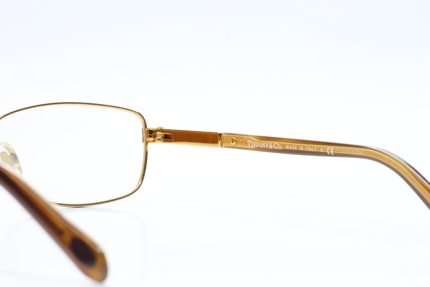 Tiffany & Co TF1047 6002 Gold Metal Vintage Luxury Italy Eyeglasses -Wo Optical Frames ABC Optical Eyeglasses