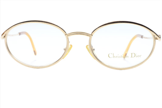 Christian Dior CD2039 Gold 40K RX Vintage Luxury Austria Eyeglasses