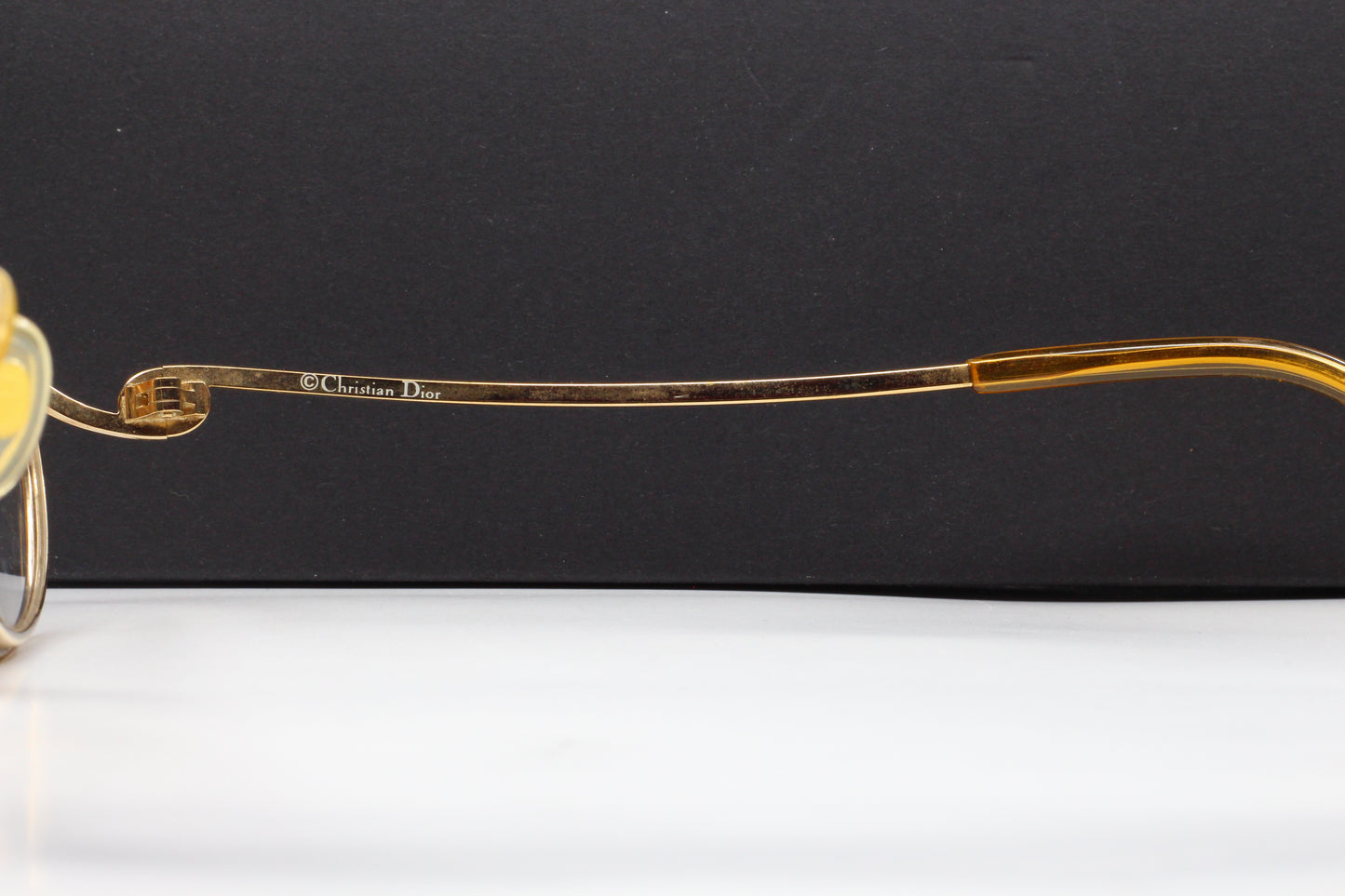 Christian Dior CD2039 Gold 40K RX Vintage Luxury Austria Eyeglasses -Wo Optical Frames ABC Optical Eyeglasses