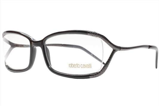 Roberto Cavalli BOJI 486 001 Black Gunmetal Luxury Italy Eyeglasses -Wo Optical Frames ABC Optical Eyeglasses