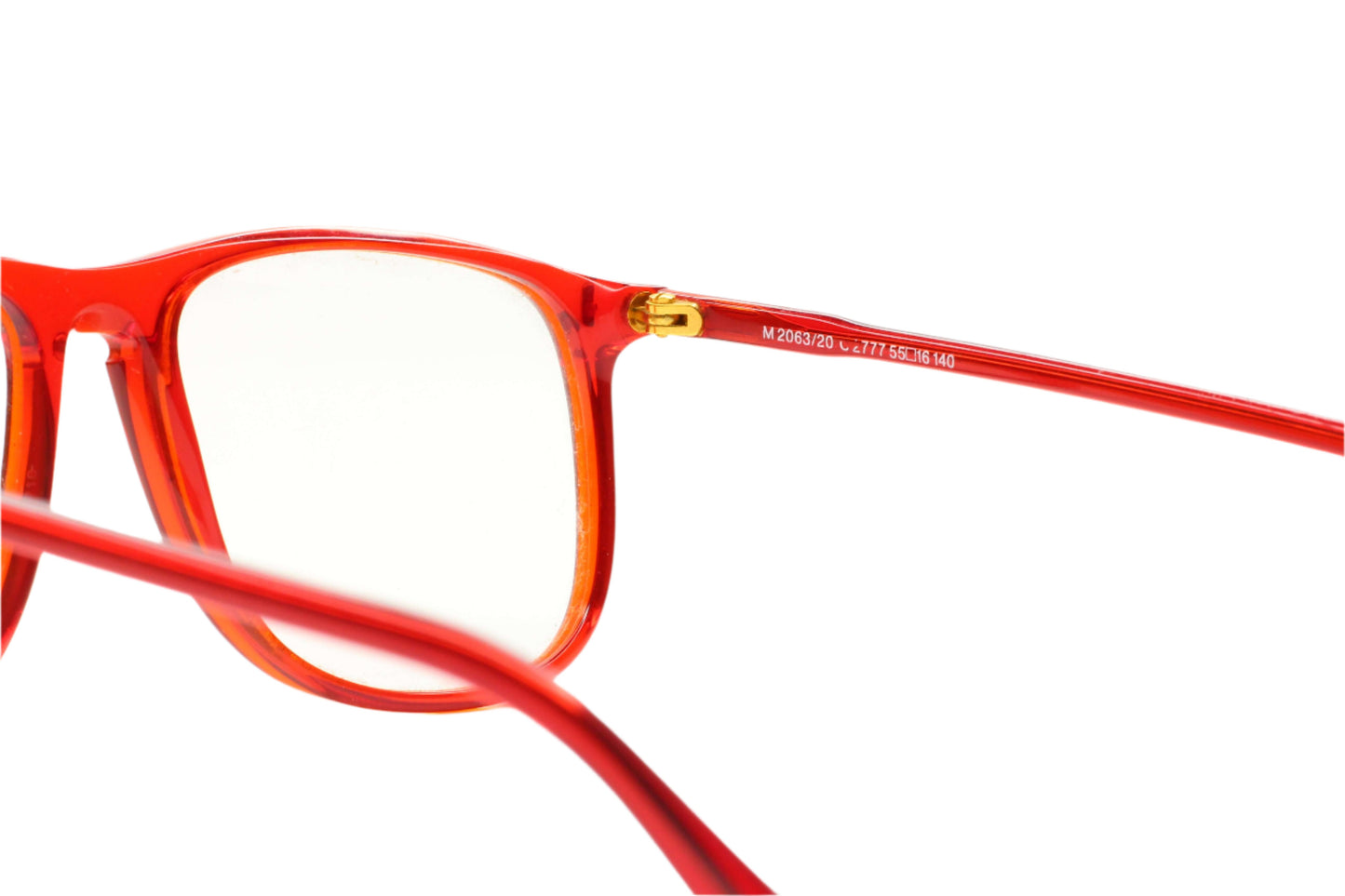 Silhouette M2063/20 C2777 Red Vintage Austria Designer Eyeglasses -Ma Optical Frames ABC Optical Eyeglasses