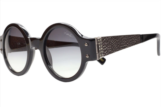 Lanvin SLN512S 700 Black Gray Stones Gradient Designer Sunglasses -Ma Optical Frames ABC Optical sunglasses