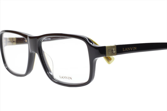 Lanvin Paris VLN526 700X Glossy Black Designer Italy Eyeglasses -Ma Optical Frames ABC Optical Eyeglasses