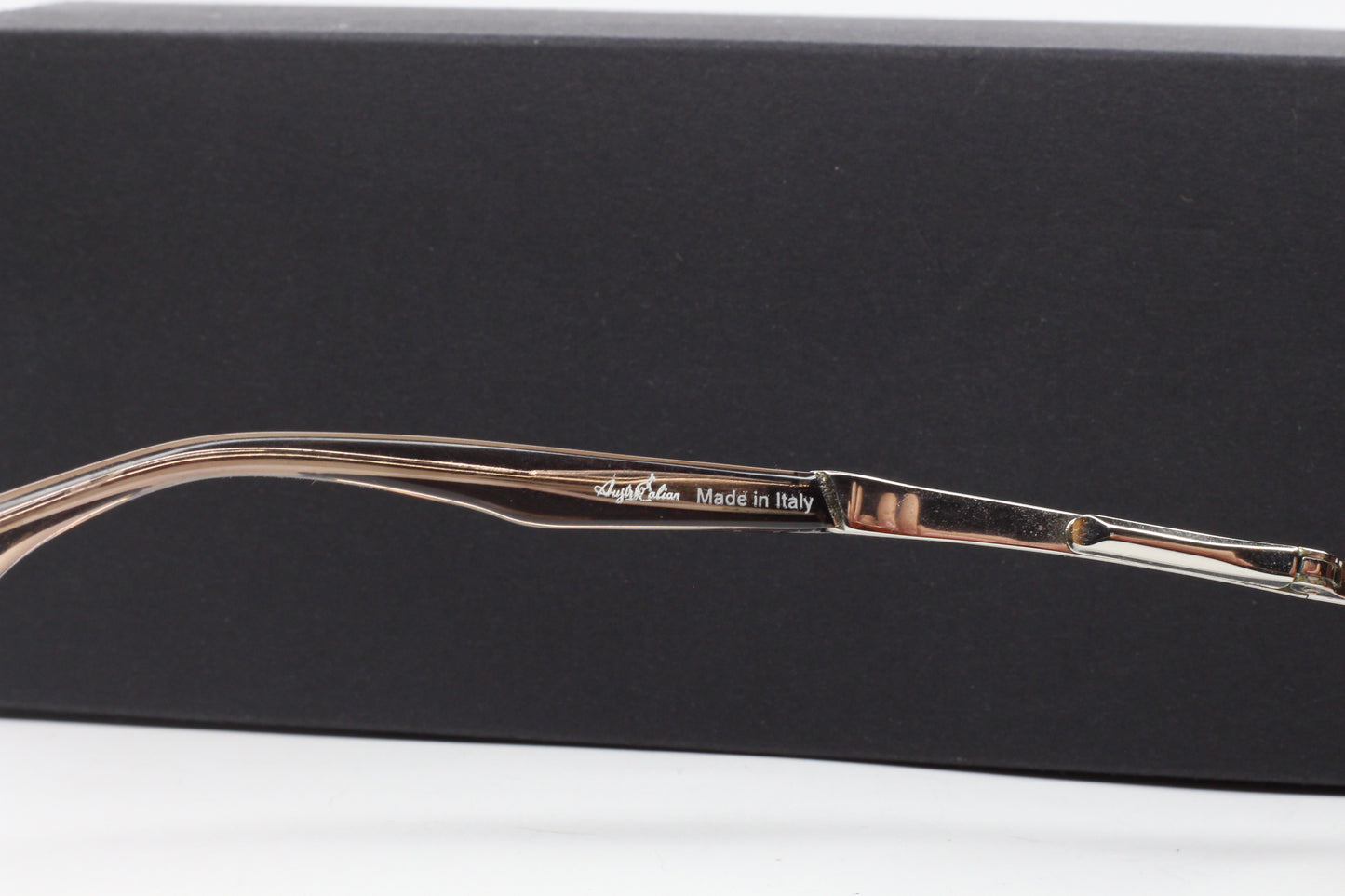 Australian AU401-3 Silver Rimless Gradient Brown Italy Sunglasses -Ma Optical Frames ABC Optical sunglasses