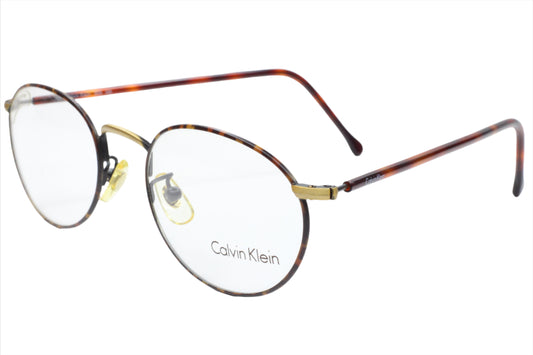Calvin Klein CK305 553 Havana Tortoise Vintage Italy Eyeglasses - Ma Optical Frames ABC Optical Eyeglasses