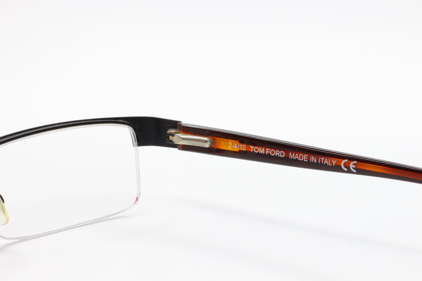 Tom Ford TF5112 002 Black Groove Brown Luxury Italy Eyeglasses -Ma Optical Frames ABC Optical Eyeglasses