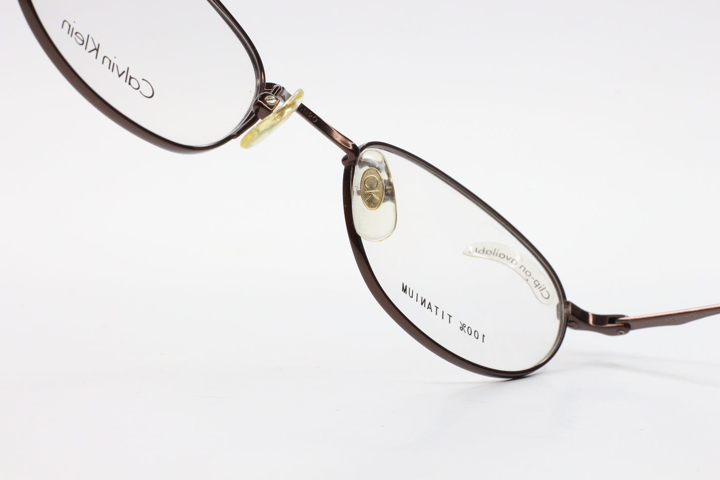 Calvin Klein CK517 090 Dark Bronze Titanium Vintage Luxury Eyeglasses -Wo Optical Frames ABC Optical Eyeglasses