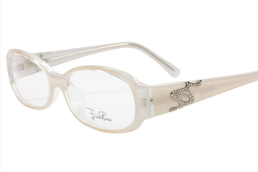 Emilio Pucci EP2613R 110 White Crystals Designer Italy Eyeglasses -Wo Optical Frames ABC Optical Eyeglasses