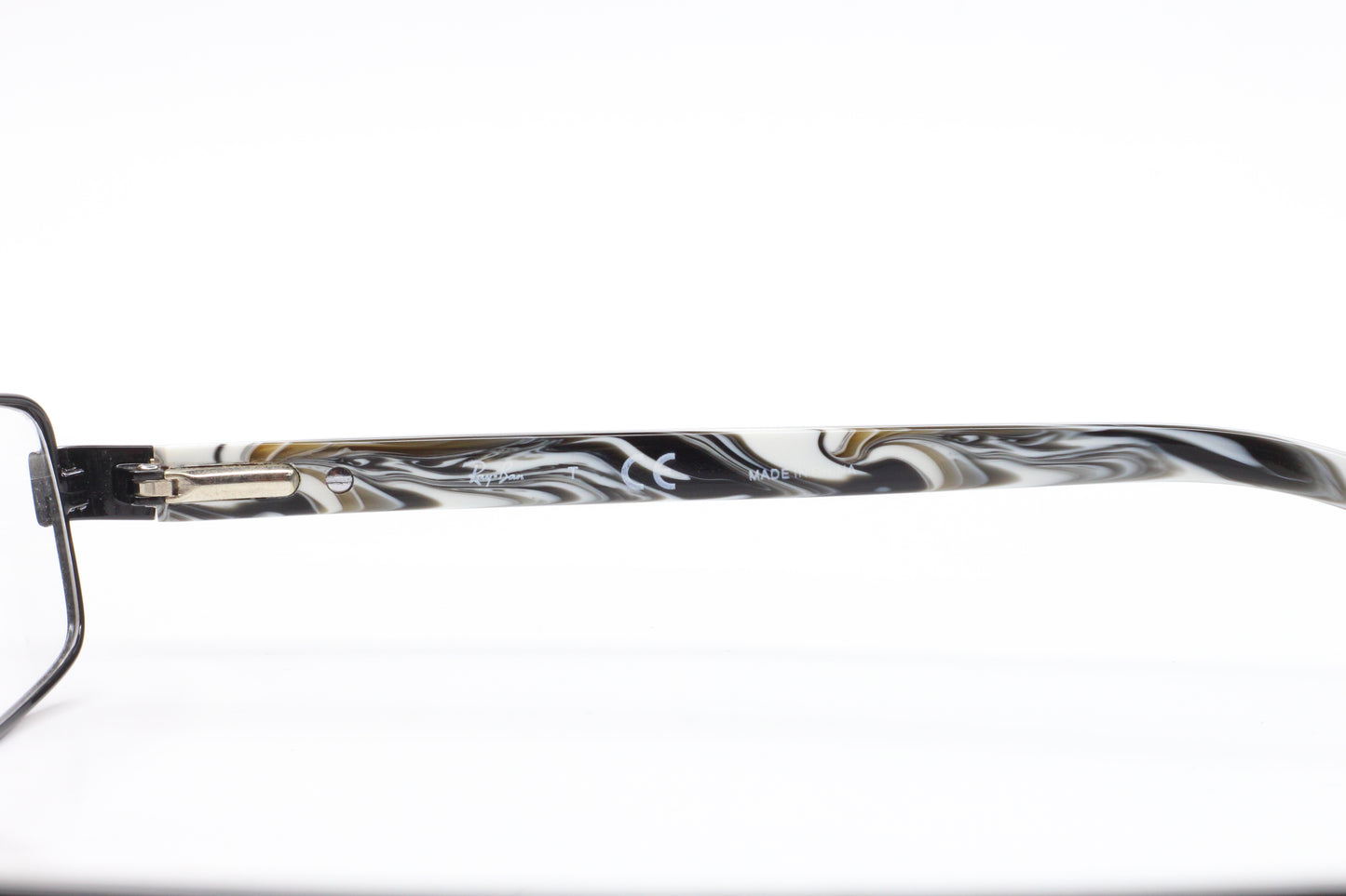 Ray-Ban RB6092 2509 Black Metal Rectangular Designer Italy Eyeglasses -Ma Optical Frames ABC Optical Eyeglasses