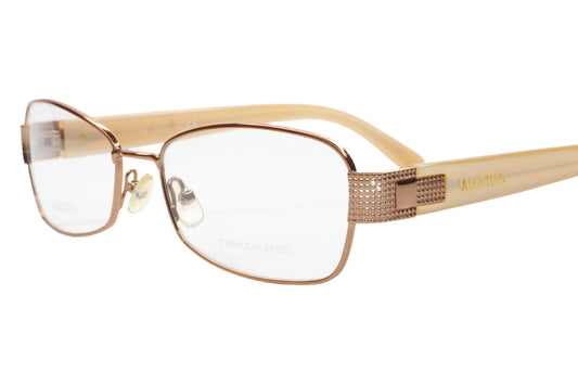 Valentino V5721/U 0A35 Bronze Beige Pearl Designer Italy Eyeglasses -Wo Optical Frames ABC Optical Eyeglasses