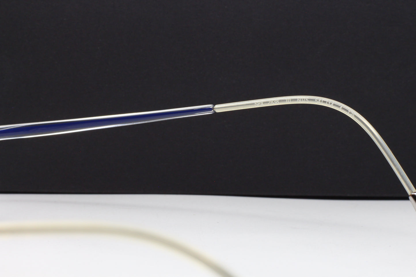 Silhouette SPX 2838 10 6075 Blue Crystal Clear Austria Eyeglasses -Wo Optical Frames ABC Optical Eyeglasses