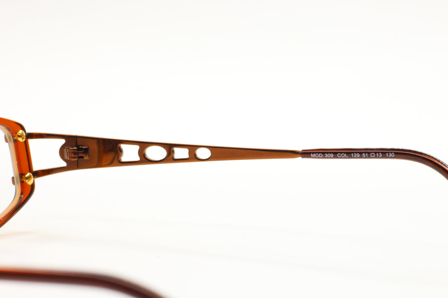 Cazal MOD.309 COL.129 Brown Full Rim RARE Germany Eyeglasses -Wo Optical Frames ABC Optical Eyeglasses