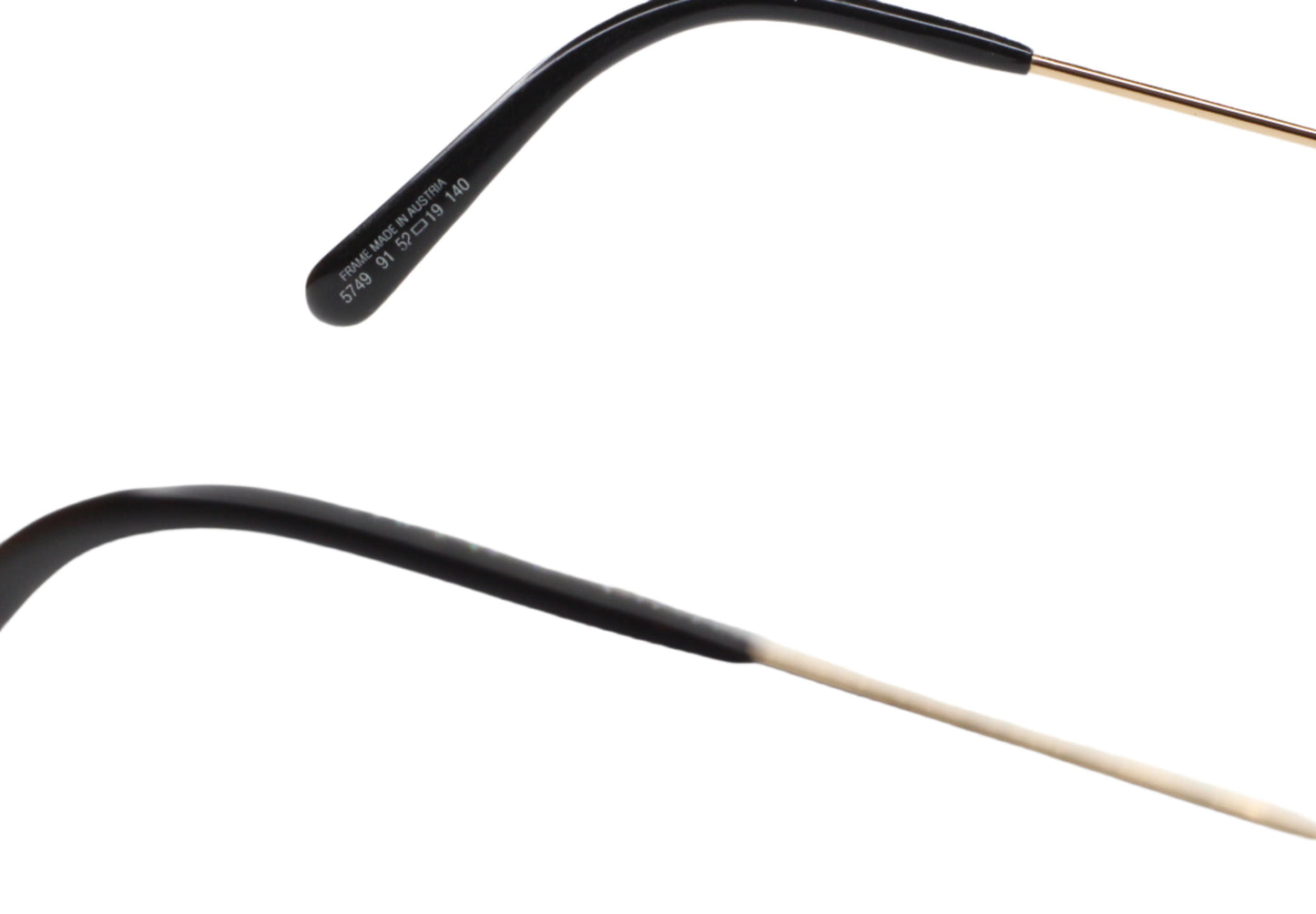 New Vintage Carrera Eyeglasses M. 5749 Austria Eyeglasses C. 91 Black & Gold -Ma Optical Frames ABC Optical Eyeglasses