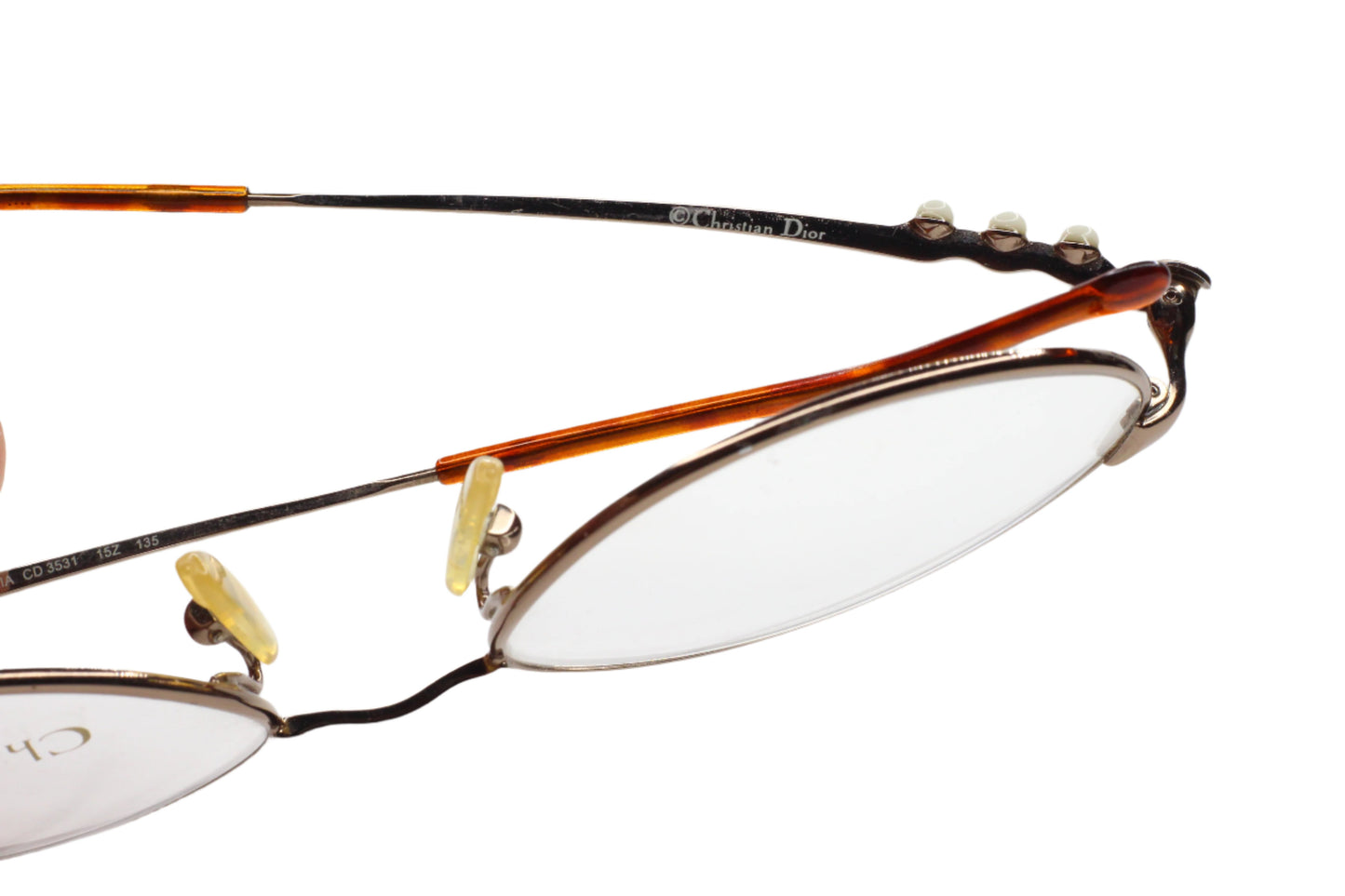 Christian Dior CD3531 15Z Silver Metal Designer Austria Eyeglasses -Wo Optical Frames ABC Optical Eyeglasses