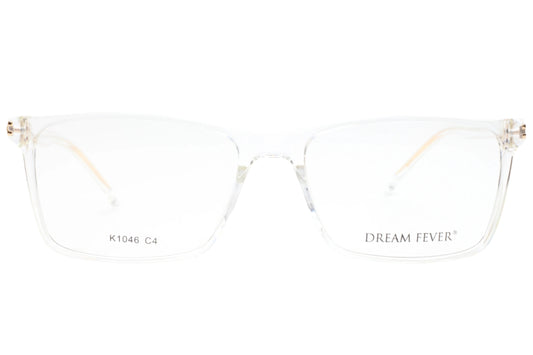 Dream Fever K1046 C4 Crystal Clear Designer Italy Eyeglasses -Ma 58-18-140 Crystal Clear Acetate Optical Frames ABC Optical Eyeglasses