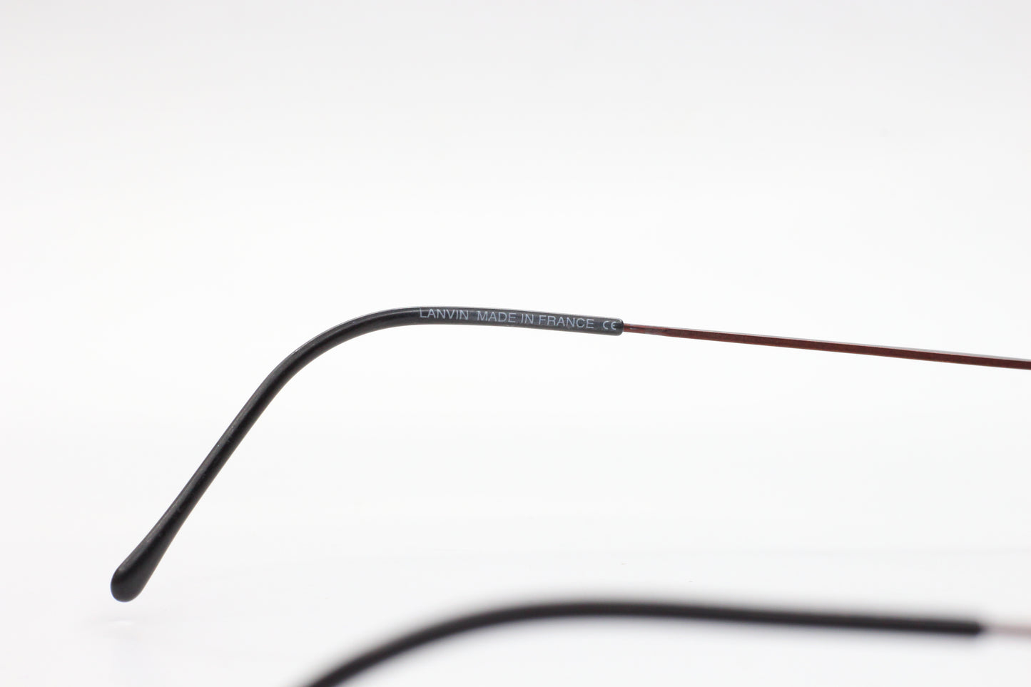 Lanvin 1281 004 Red Unisex Rectangle Semi Rimless France Eyeglasses -Ma Optical Lenses ABC Optical Eyeglasses