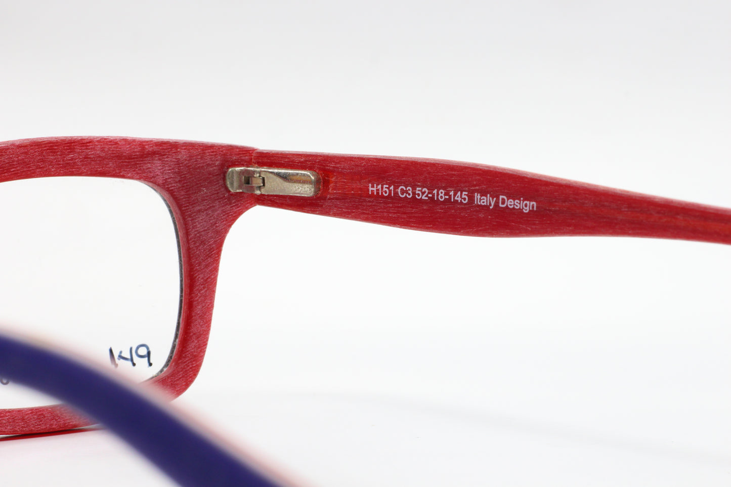 Dream Himax H151 Gray Blue Square Designer Italy Eyeglasses 52mm -Ma Optical Frames ABC Optical Eyeglasses