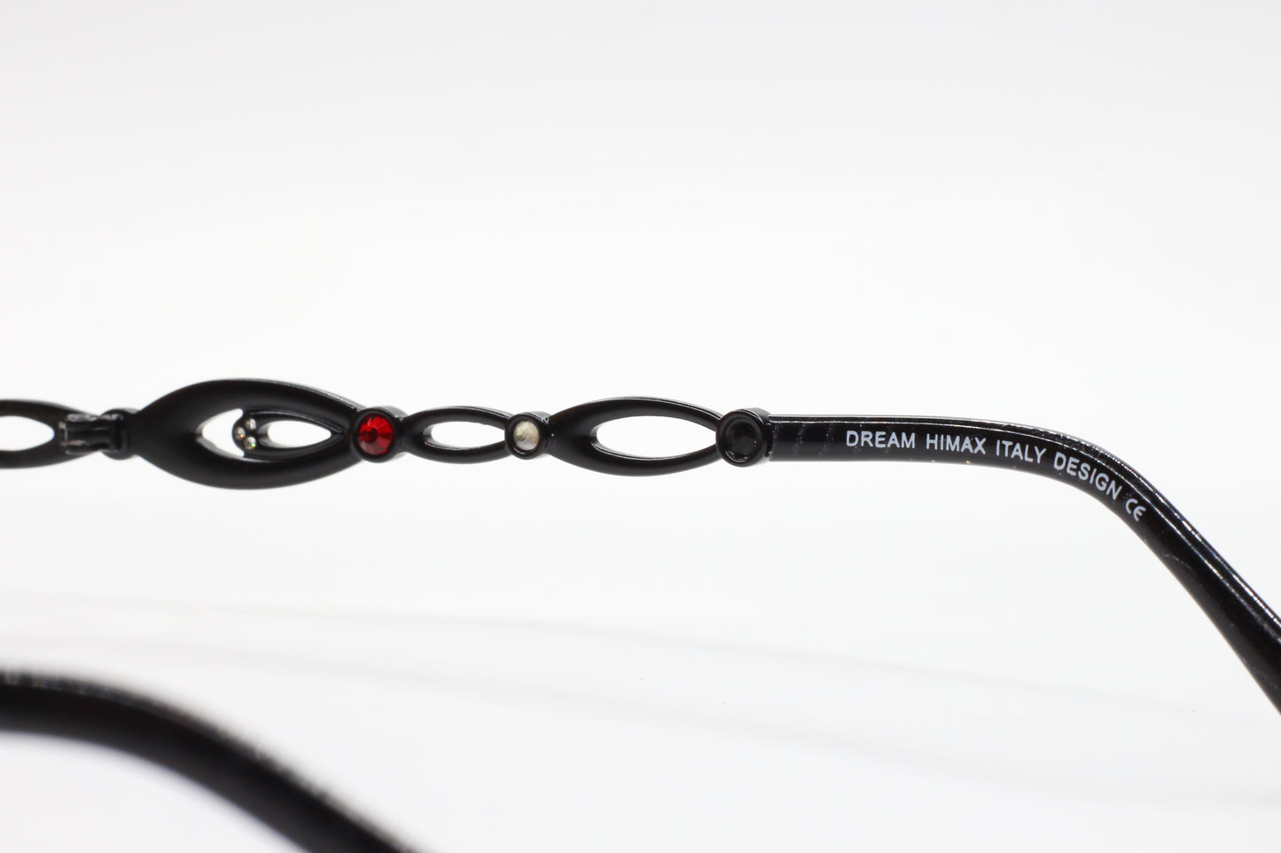 Dream Himax H329 Silver Rhinestones Rimless Luxury Italy Eyeglasses -Wo Optical Frames ABC Optical Eyeglasses