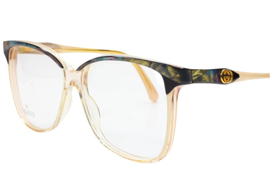 Gucci GG2106 63L Blue Pearl Gold Fade Luxury Italy Eyeglasses -Wo Optical Frames ABC Optical Eyeglasses