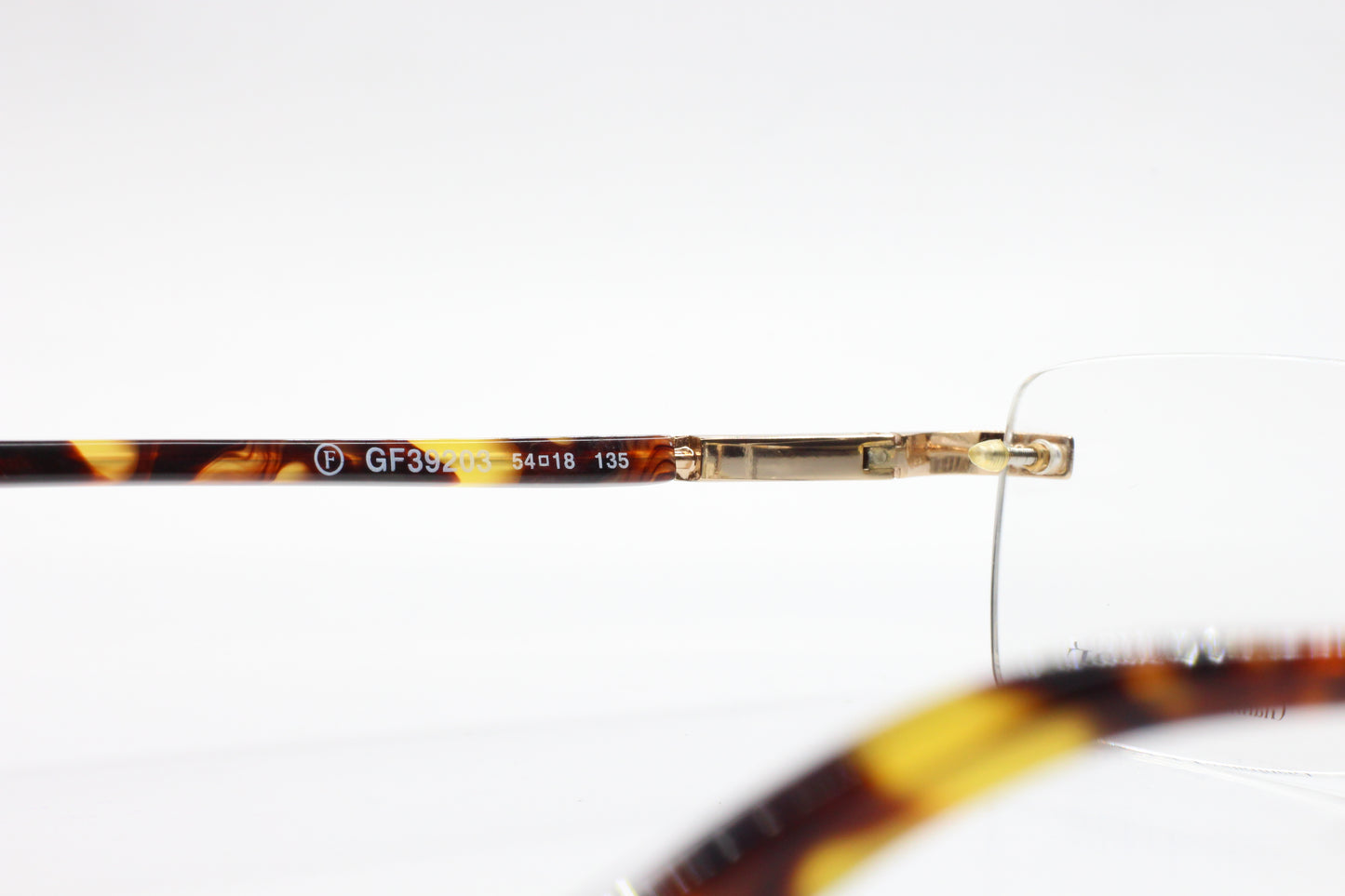 Gianfranco Ferre GF39203 Gold Havana Tortoise Rimless Italy Luxury Eyeglasses -Ma Optical Frames ABC Optical Eyeglasses