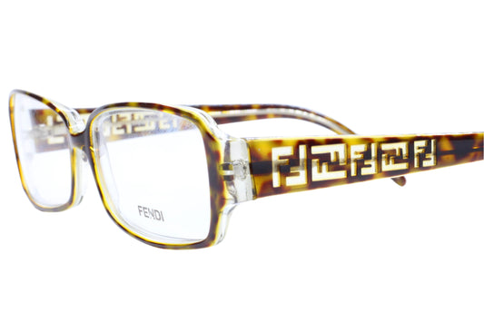 Fendi F665 216 Havana Tortoise Brown Italy Luxury Eyeglasses -Wo Optical Frames ABC Optical Eyeglasses