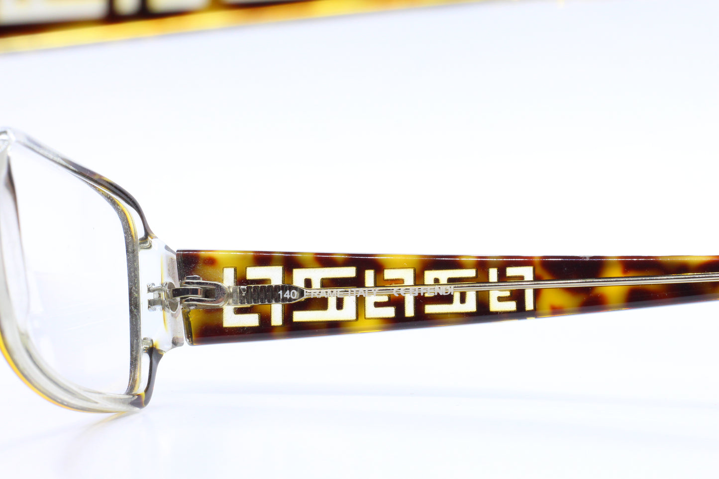 Fendi F665 216 Havana Tortoise Brown Italy Luxury Eyeglasses -Wo Optical Frames ABC Optical Eyeglasses