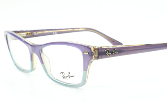 Ray-Ban RB5256 5107 Lavender Gray Fade Designer Italy Eyeglasses -Wo Optical Frames ABC Optical Eyeglasses
