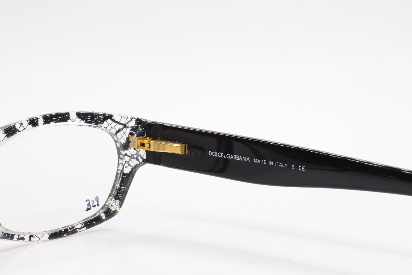 Dolce & Gabbana DG3115 1895 Clear Black Lace Gold Luxury Italy Eyeglasses -Wo Optical Frames ABC Optical Eyeglasses
