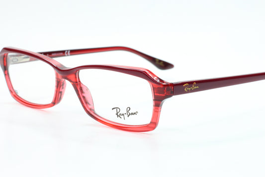 Ray-Ban RB5235 5054 Wine Red Clear Designer Italy Eyeglasses -Wo Optical Frames ABC Optical Eyeglasses