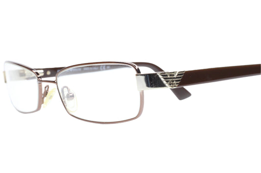 Emporio Armani EA9662 L3W Brown Metal Designer Italy Eyeglasses -Wo Optical Frames ABC Optical Eyeglasses