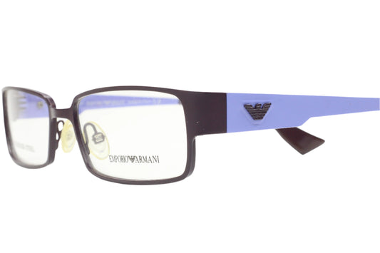 Emporio Armani EA9654 LXH Purple Stainless Designer Italy Eyeglasses -Wo Optical Frames ABC Optical Eyeglasses