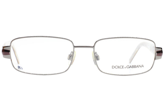 Dolce & Gabbana DG1167 288 Gunmetal Brown Luxury Italy Eyeglasses 54-17-135 Gunmetal Brown Metal Optical Frames ABC Optical Eyeglasses