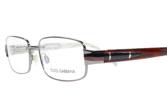 Dolce & Gabbana DG1167 288 Gunmetal Brown Luxury Italy Eyeglasses Optical Frames ABC Optical Eyeglasses
