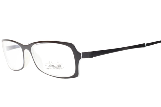 Silhouette SPX 1984 6055 Black White Luxury Austria Eyeglasses -Wo Optical Frames ABC Optical Eyeglasses