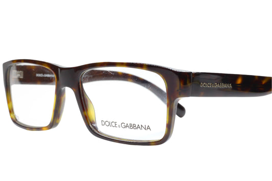 Dolce & Gabbana DG3132 502 Brown Tortoise Designer Italy Eyeglasses Optical Frames ABC Optical Eyeglasses