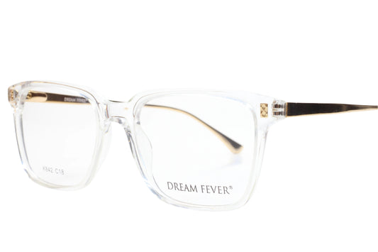 Dream Fever H842 Crystal Clear Designer Italy Eyeglasses -Wo Optical Frames ABC Optical Eyeglasses