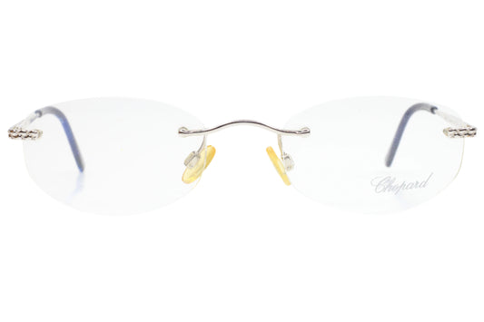 Chopard C056 /00 6061 Silver Blue 23KT GP Germany Luxury Eyeglasses Optical Frames ABC Optical Eyeglasses