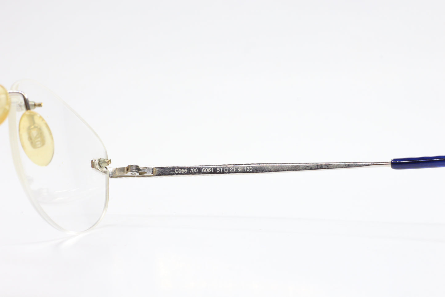 Chopard C056 /00 6061 Silver Blue 23KT GP Germany Luxury Eyeglasses Optical Frames ABC Optical Eyeglasses