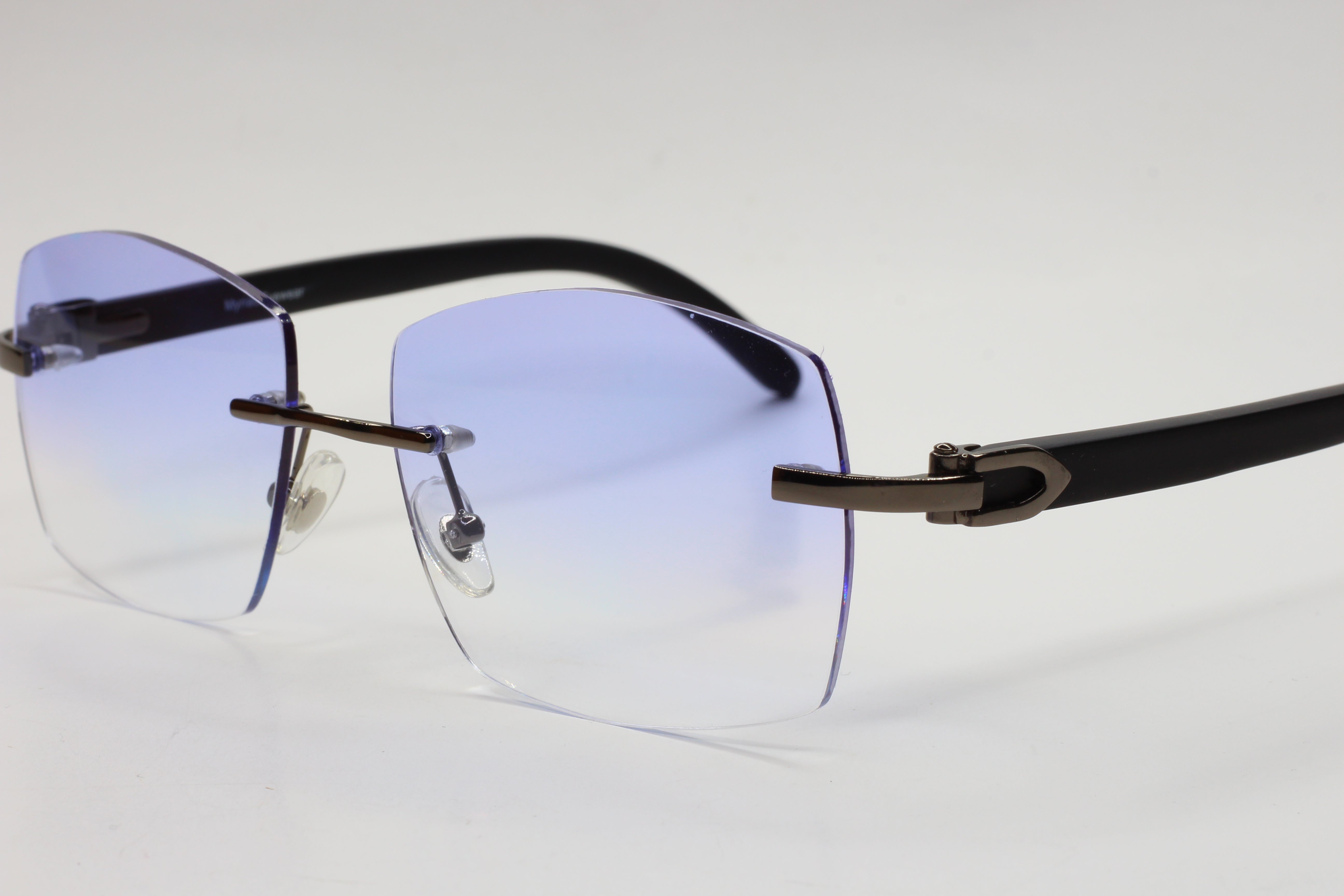 Lunettes De Soleil Myriad Eyewear ME00516 - Or/noir - Monture Titane Sans Cercles - UV400