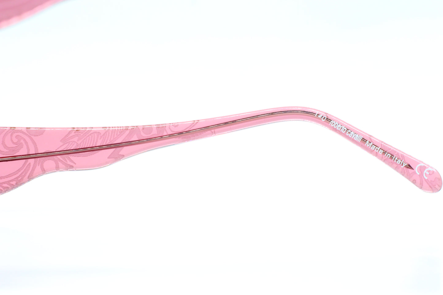 Roberto Cavalli Iride 142 L.79 Crystal Pink Luxury Italy Eyeglasses -Wo Optical Frames ABC Optical Eyeglasses