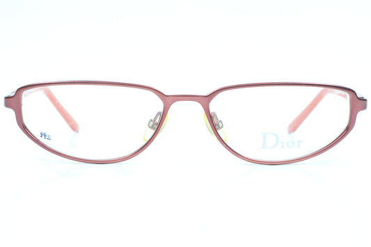 Christian Dior CD3712 NKW Rose Gold Orange Crystal Luxury Italy Eyeglasses -Wo 52-15-135 Rose Gold Orange Metal Optical Frames ABC Optical Eyeglasses