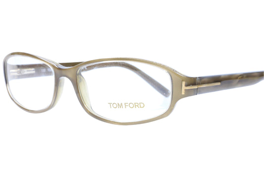 Tom Ford TF5087 U66 Beige Marble Gold Acetate Luxury Italy Eyeglasses -Wo Optical Frames ABC Optical Eyeglasses