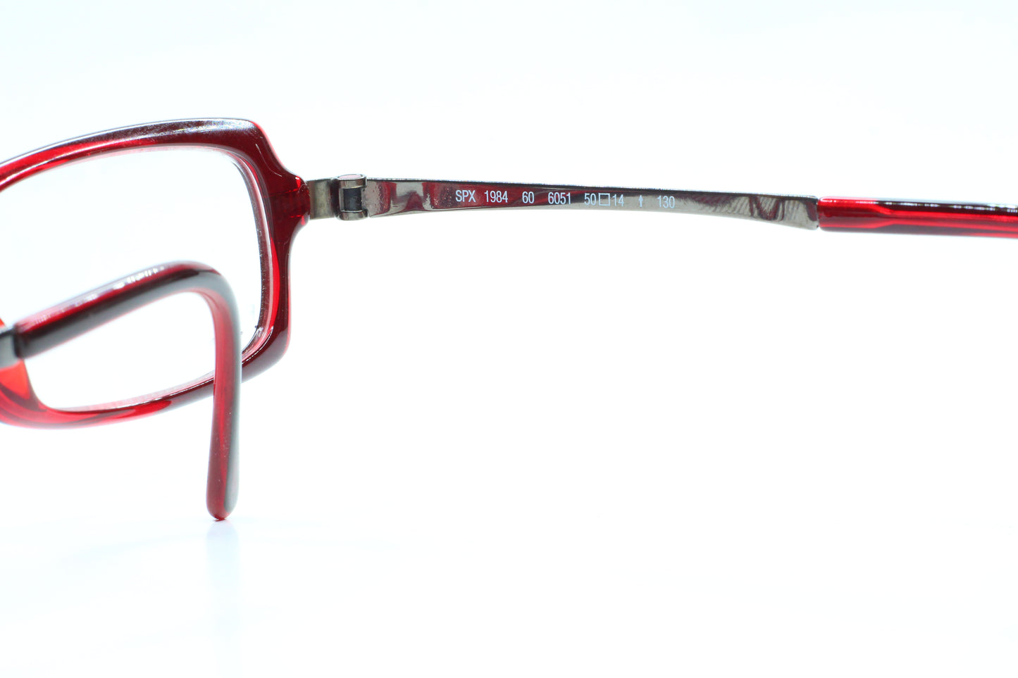 Silhouette SPX 1984 60 6051 Red Crystal Light Luxury Austria Eyeglasses -Wo Optical Frames ABC Optical Eyeglasses