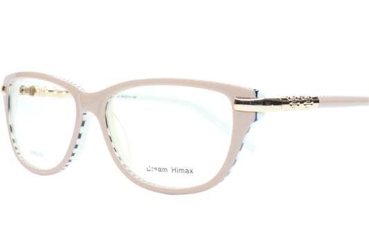 Dream Himax SH005 Light Pink Gold Acetate Designer Italy Eyeglasses -Wo Optical Frames ABC Optical Eyeglasses