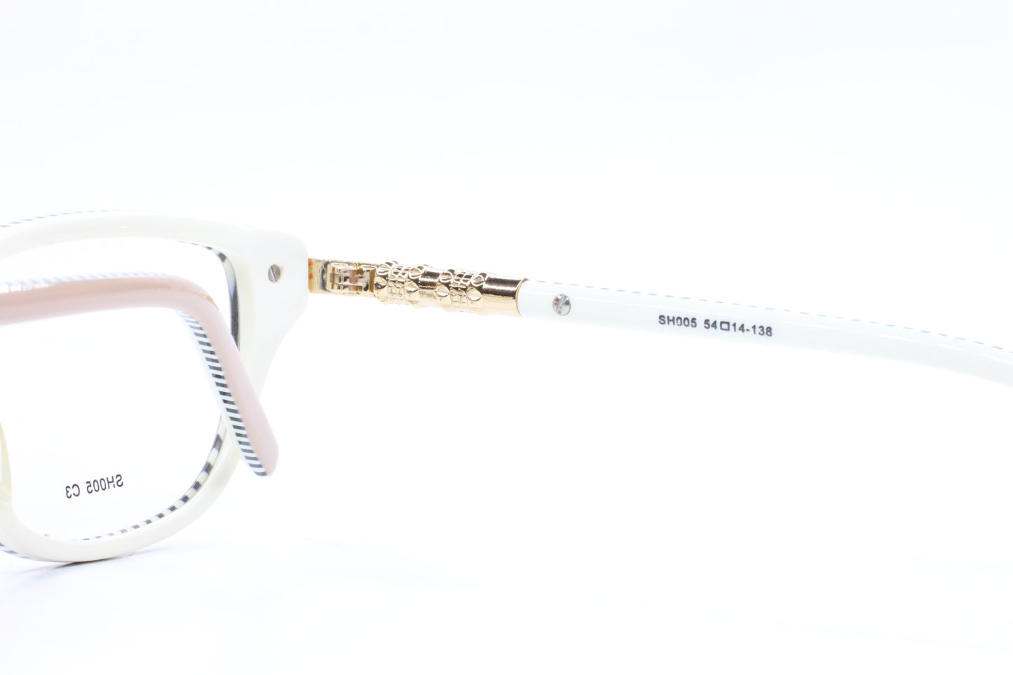 Dream Himax SH005 Light Pink Gold Acetate Designer Italy Eyeglasses -Wo Optical Frames ABC Optical Eyeglasses