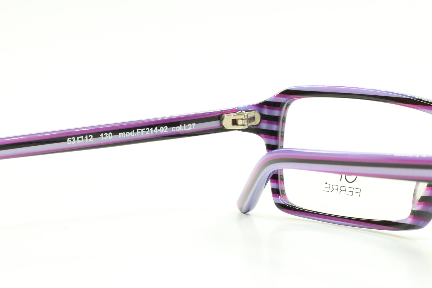 Gianfranco Ferre FF214-02 L27 Black Pink Designer Italy Eyeglasses -Wo Optical Frames ABC Optical Eyeglasses