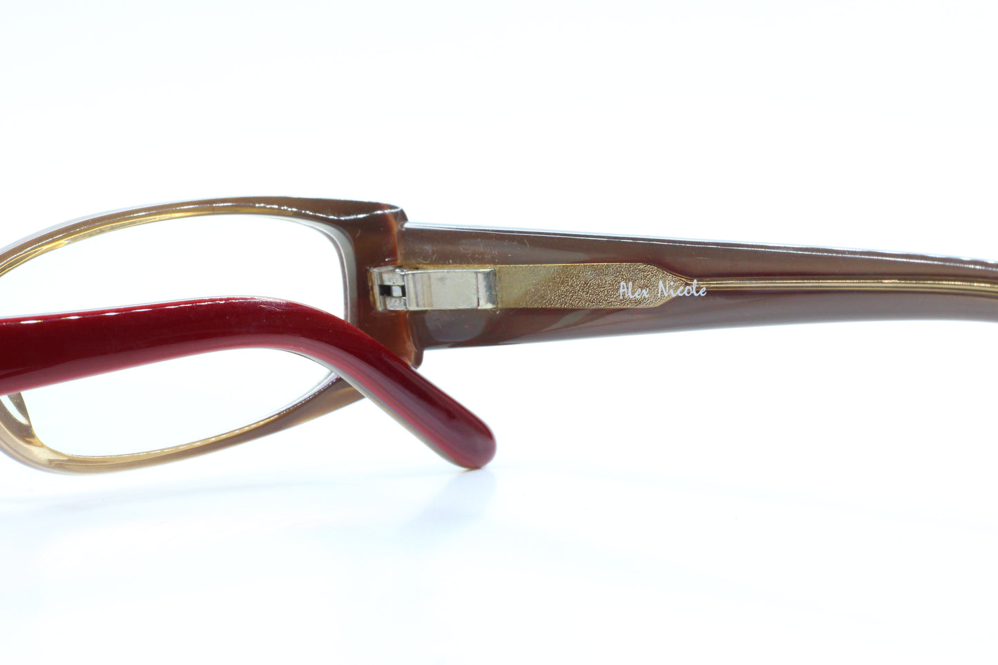 Alex Nicole Pretty Woman Red Acetate Designer Eyeglasses -Wo Optical Frames ABC Optical Eyeglasses