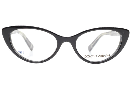 Dolce & Gabbana DG3162P 2712 Black Acetate Luxury Italy Eyeglasses -Wo 52-18-140 Black Acetate Optical Frames ABC Optical Eyeglasses